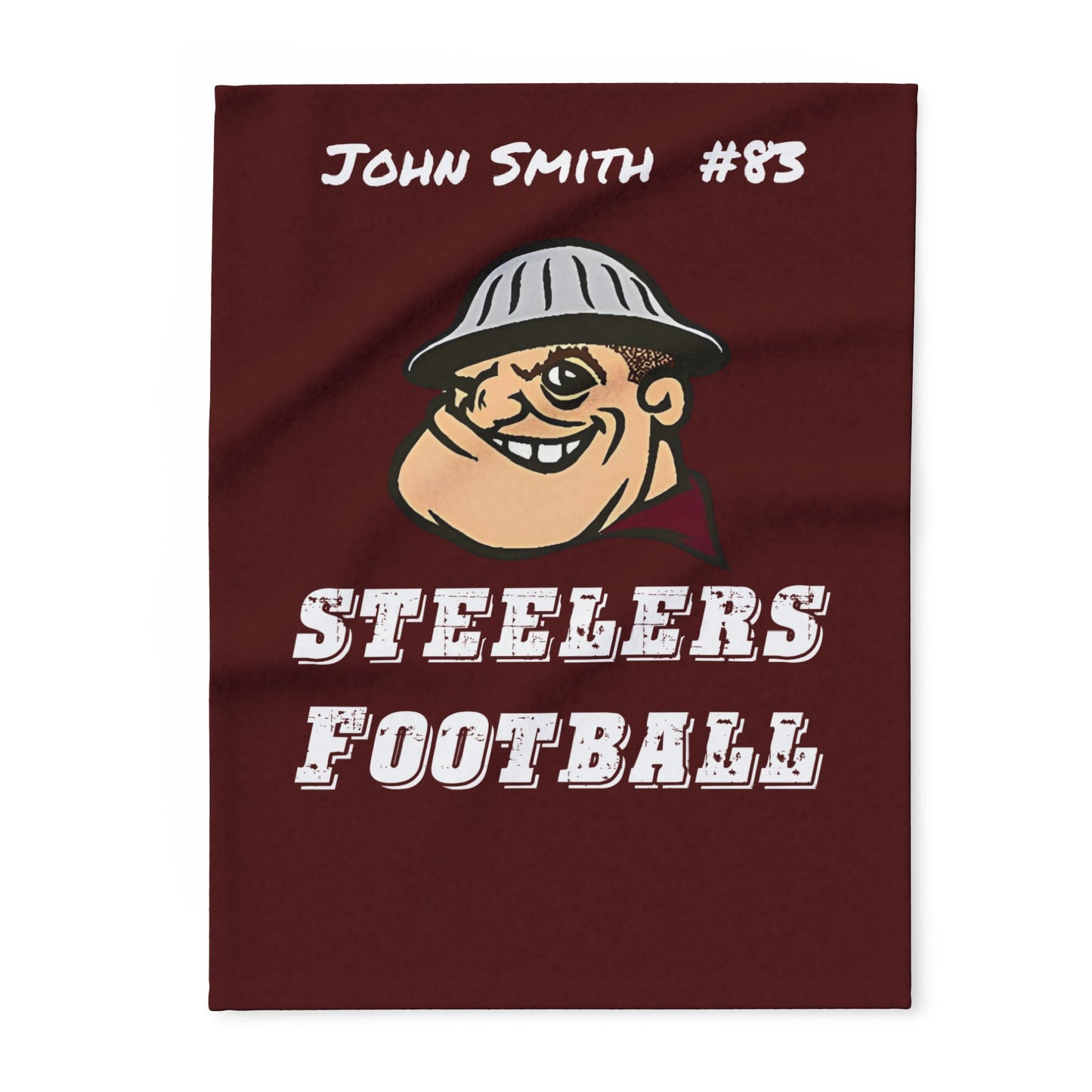 Personalized Steelers Fleece Blanket - Cool Dog Teez LLC