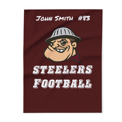 Personalized Steelers Fleece Blanket - Cool Dog Teez LLC