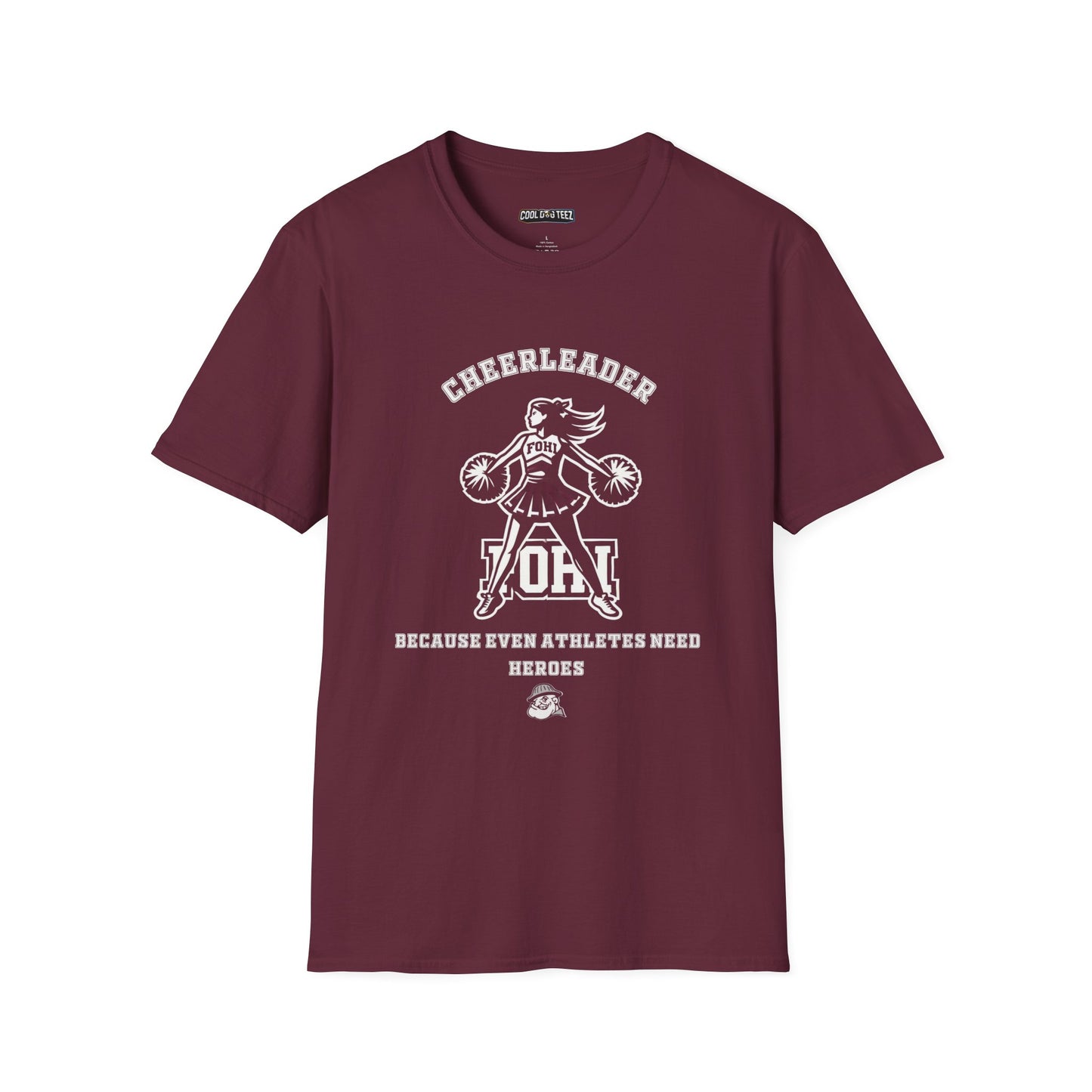 Fohi Cheer Heroes T-Shirt - Cool Dog Teez LLC