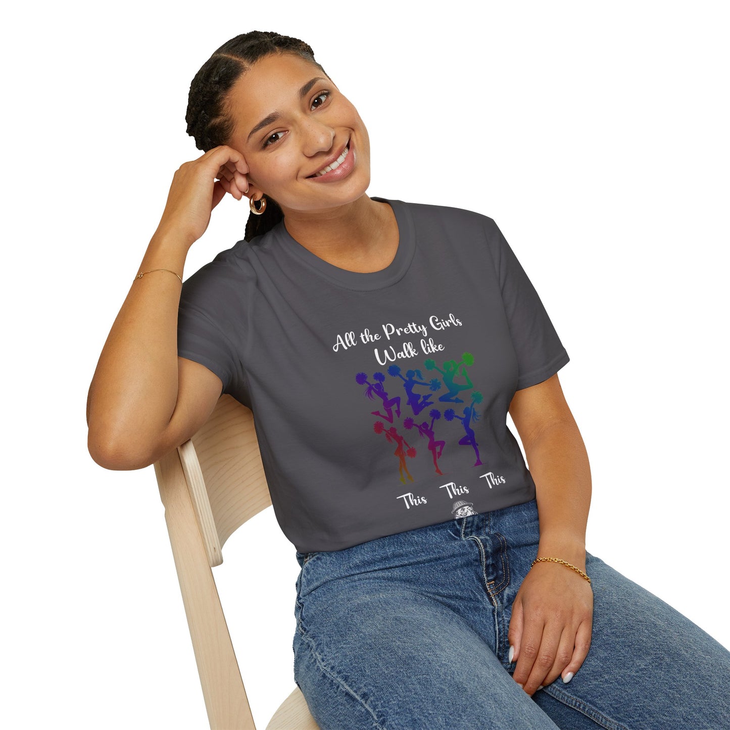 Fohi Cheer Pretty Girls T-Shirt - Cool Dog Teez LLC