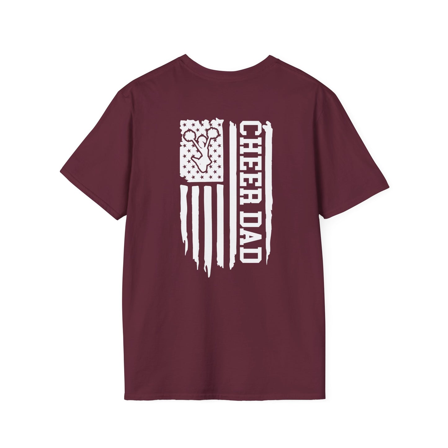 Fohi Cheer Dad Flag 2 T-Shirt - Cool Dog Teez LLC