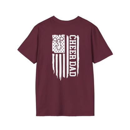Fohi Cheer Dad Flag 2 T-Shirt - Cool Dog Teez LLC