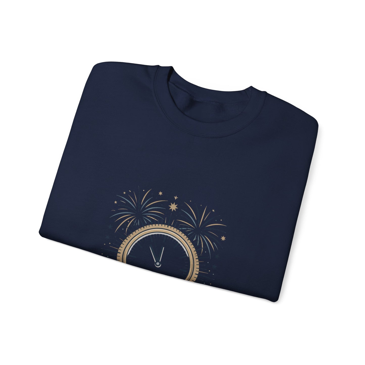 Cheers to New Beginnings Crewneck Sweatshirt | 2026 goals, new year motivation - Cool Dog Teez LLC