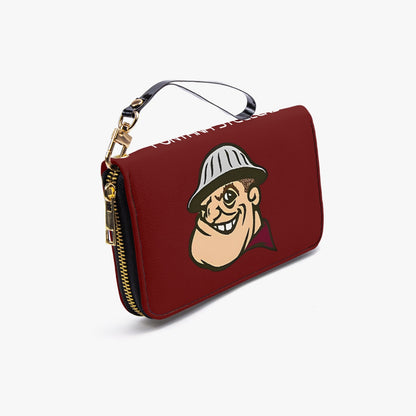 FoHi PU Leather Strap Zipper Wallet - Cool Dog Teez LLC