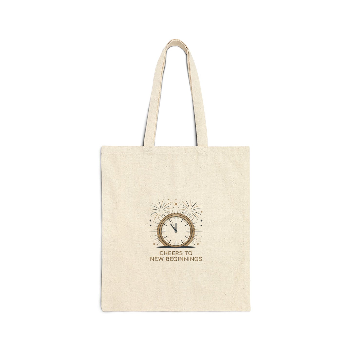 Cheers to New Beginnings Tote | 2026 goals, new year motivation - Cool Dog Teez LLC