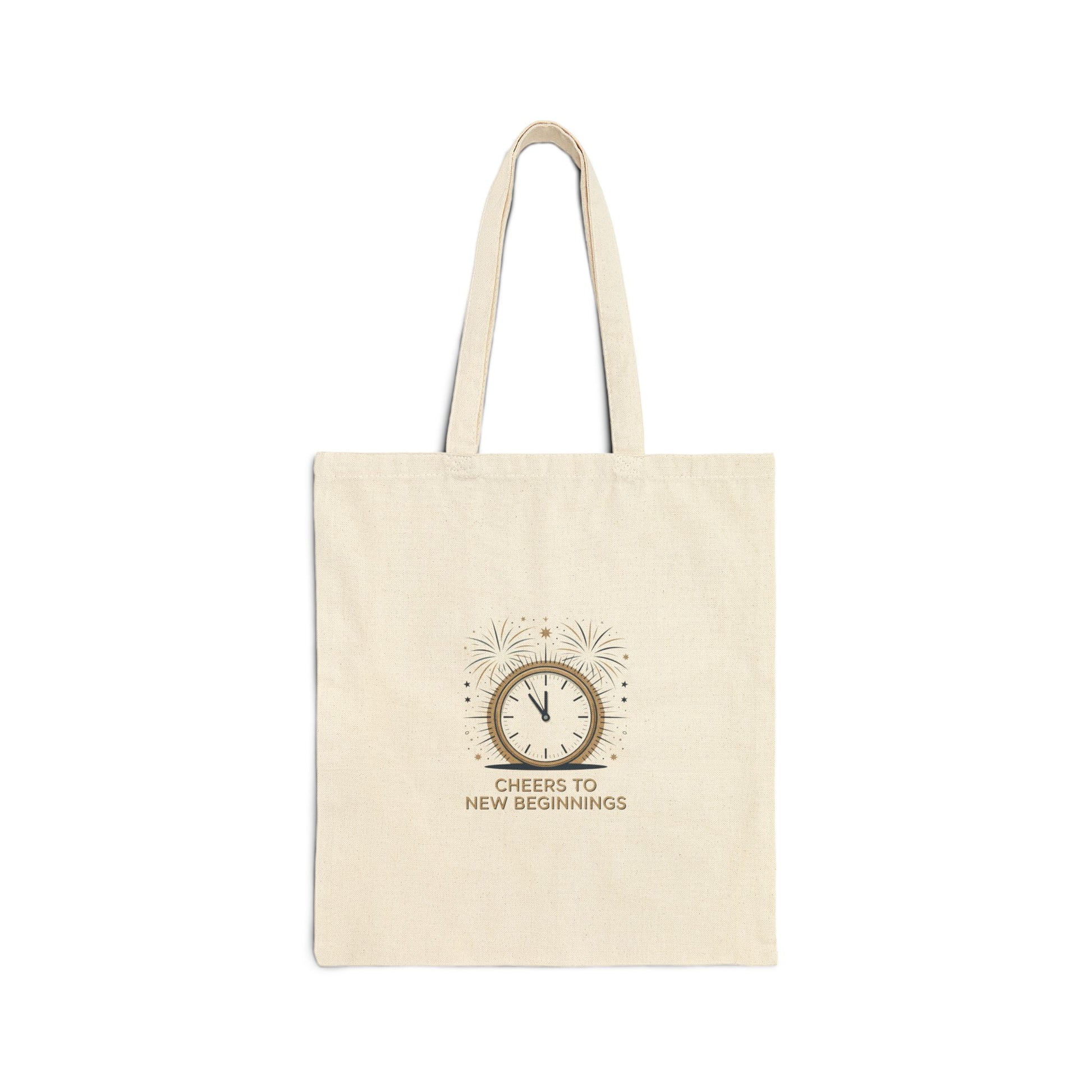 Cheers to New Beginnings Tote | 2026 goals, new year motivation - Cool Dog Teez LLC