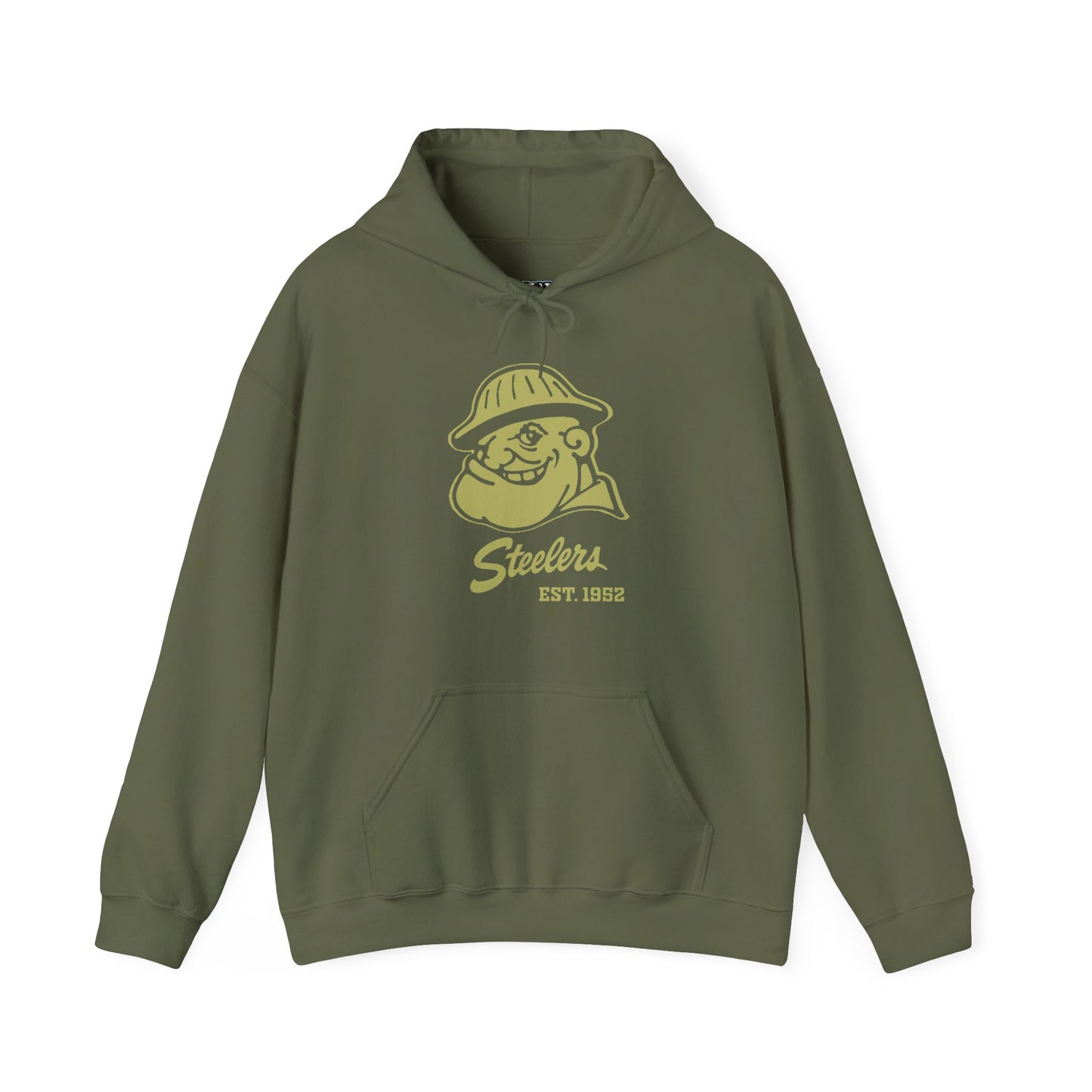 Steelers Military Support Hoodie — Military Green & Forest Green