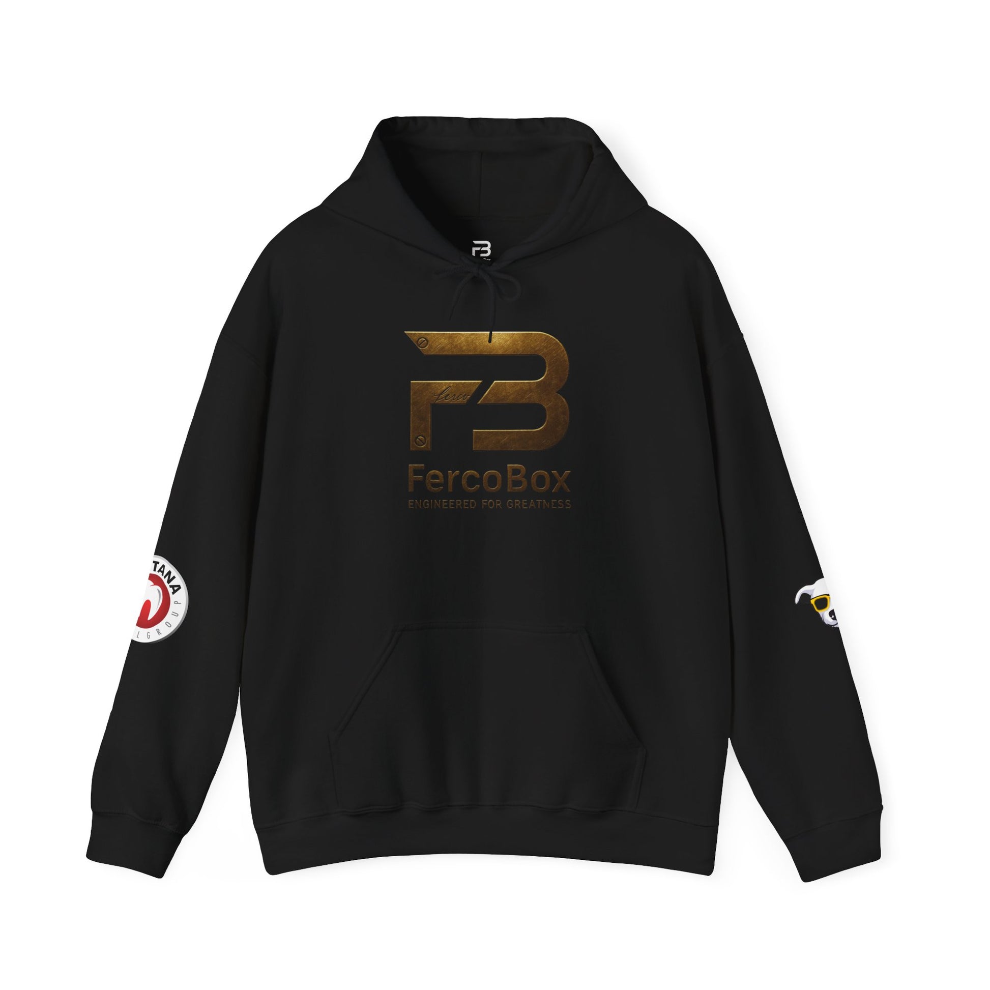 FercoBox – “Engineered for Greatness” Heavy Blend™ Hoodie - Cool Dog Teez LLC