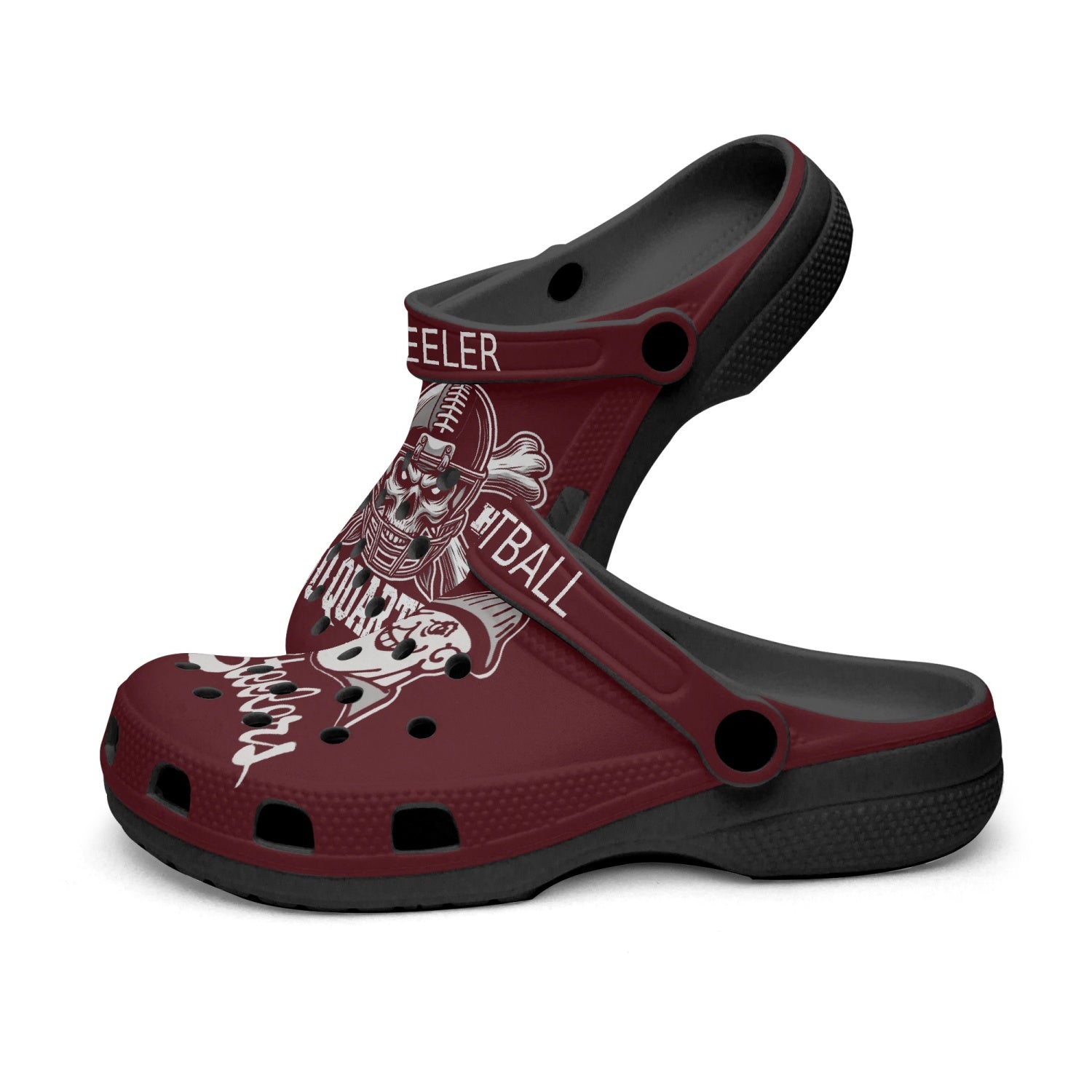 FoHi- No Quarter Black Clogs - Cool Dog Teez LLC