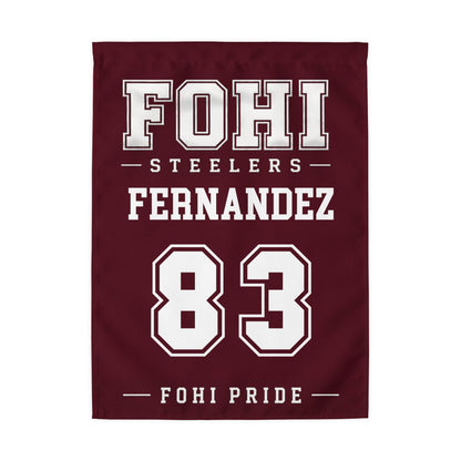 🏈 FOHI Steelers Personalized Player Flag - Cool Dog Teez LLC