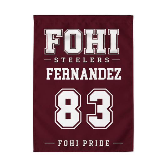 🏈 FOHI Steelers Personalized Player Flag - Cool Dog Teez LLC