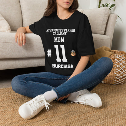 Personalized Football Family T-Shirt – Custom Mom Dad Grandma Player Number & Last Name Tee