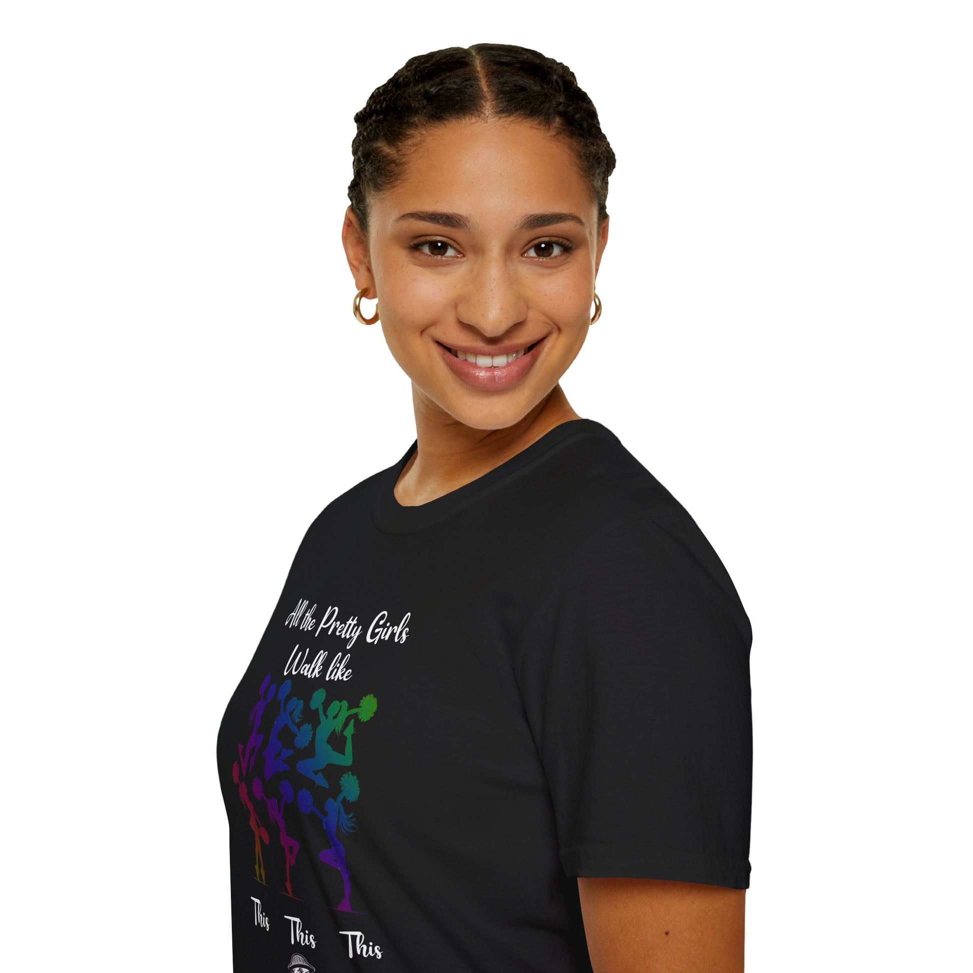Fohi Cheer Pretty Girls T-Shirt - Cool Dog Teez LLC