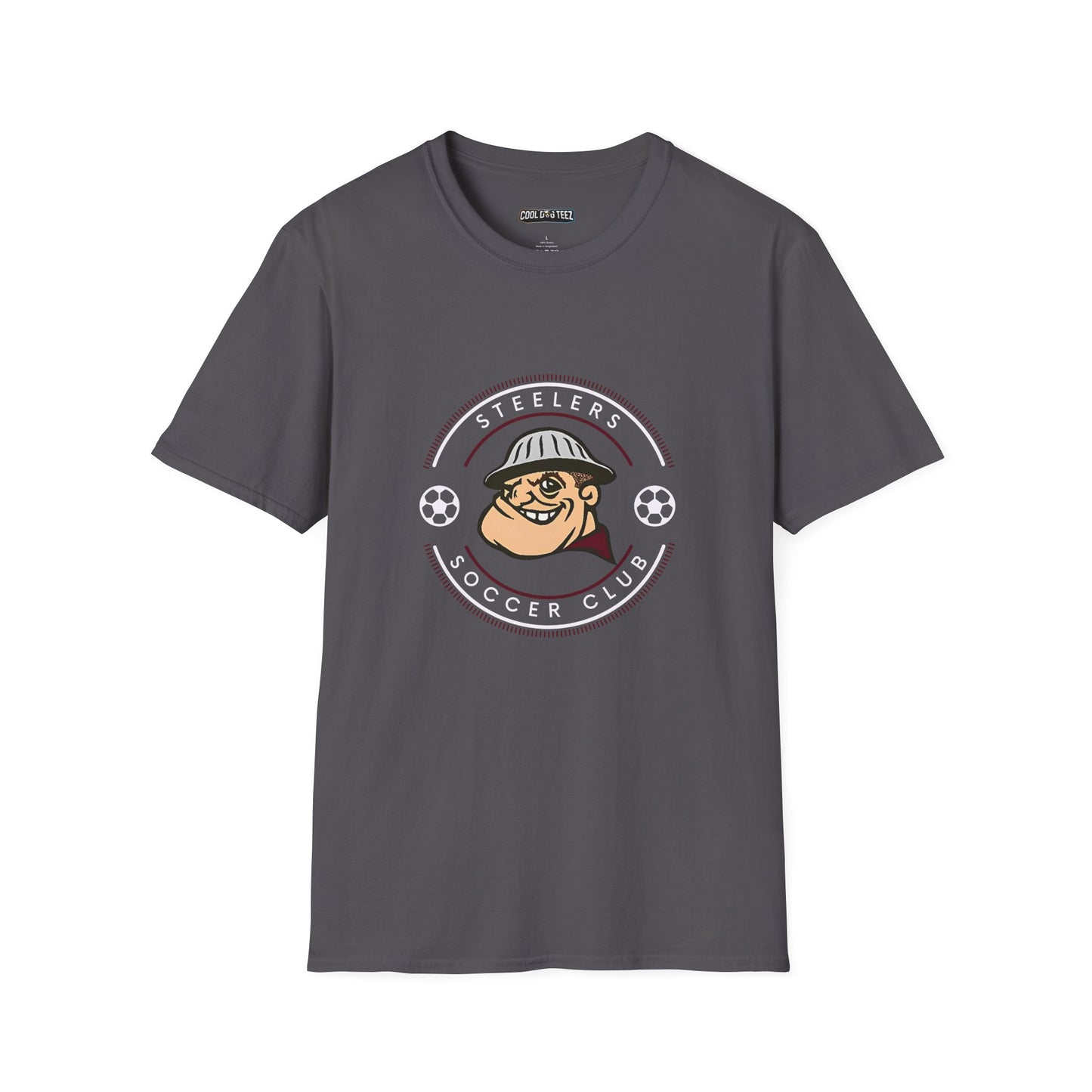 Steelers Soccer Club Vintage Tee – Unisex Softstyle T-Shirt - Cool Dog Teez LLC