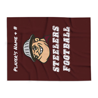Personalized Steelers Fleece Blanket - Cool Dog Teez LLC