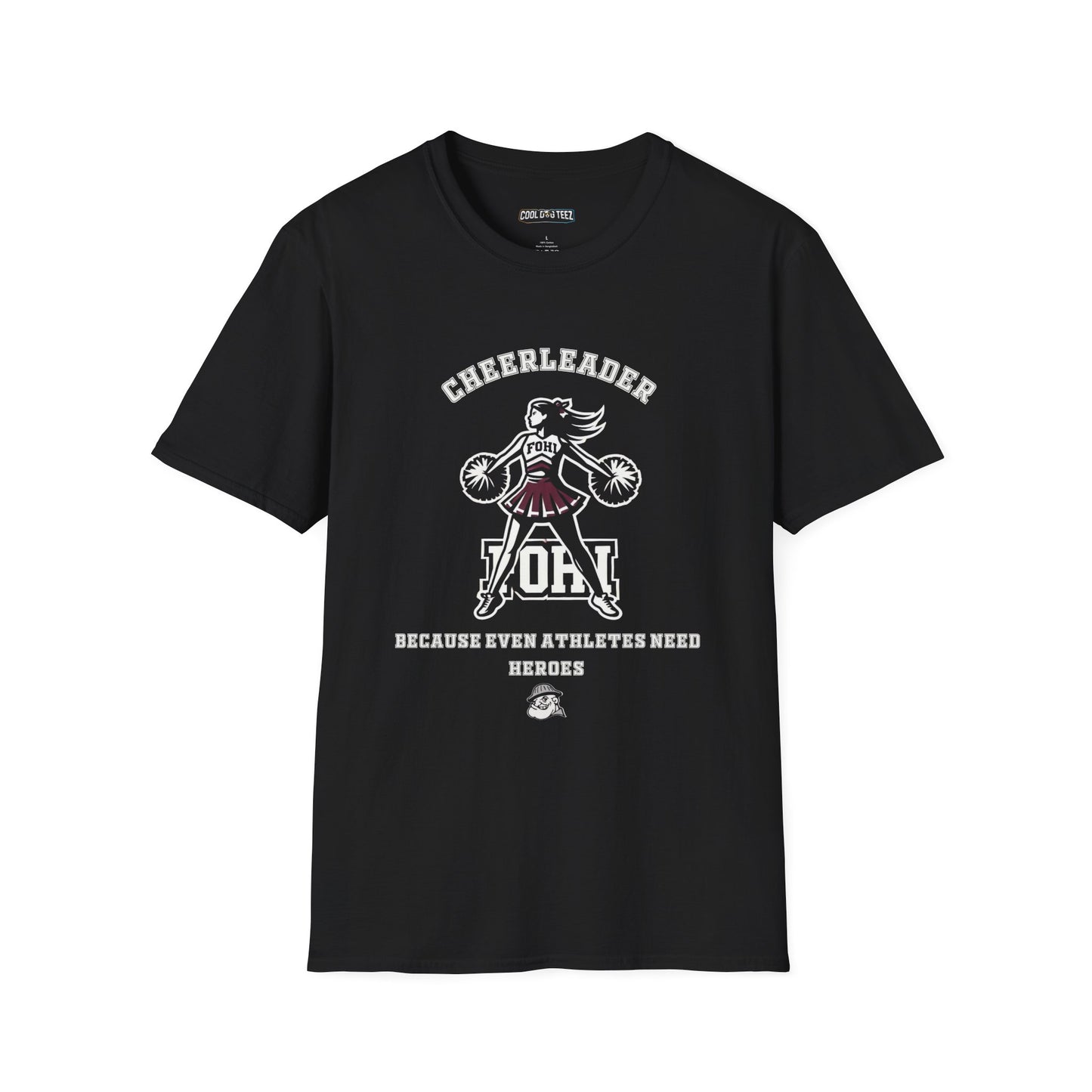 Fohi Cheer Heroes T-Shirt - Cool Dog Teez LLC