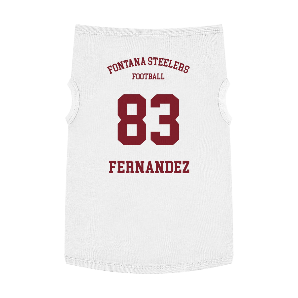 FOHI Steelers Personalized Dog Sports Tank – Custom Sport, First Name & Last Name - Cool Dog Teez LLC
