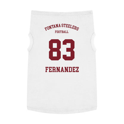 FOHI Steelers Personalized Dog Sports Tank – Custom Sport, First Name & Last Name - Cool Dog Teez LLC