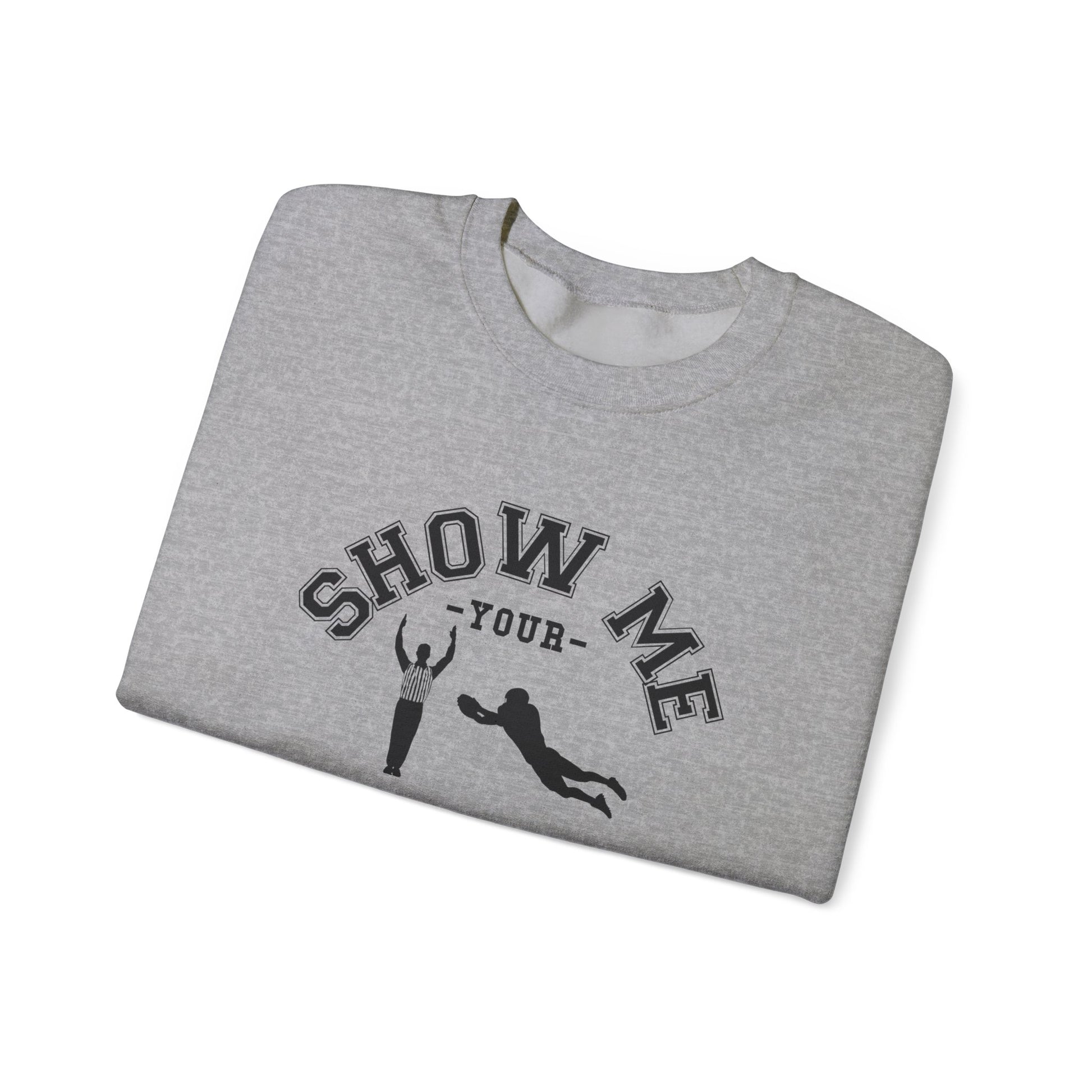 Show Me Your TDs Crewneck Sweatshirt (Black) - Cool Dog Teez LLC