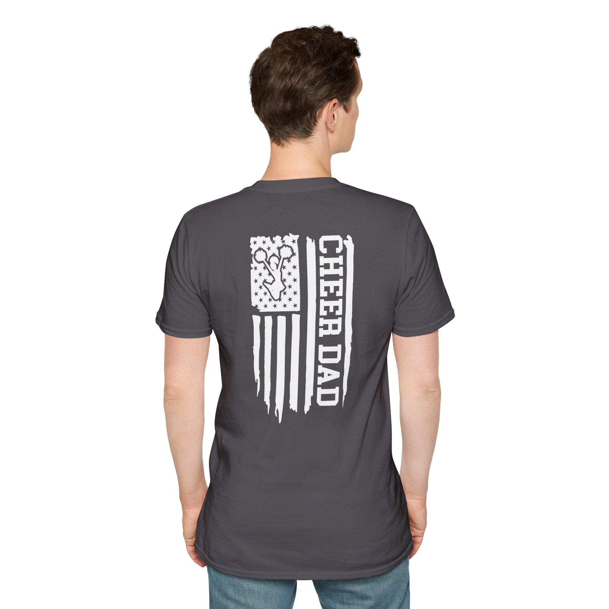 Fohi Cheer Dad Flag 2 T-Shirt - Cool Dog Teez LLC