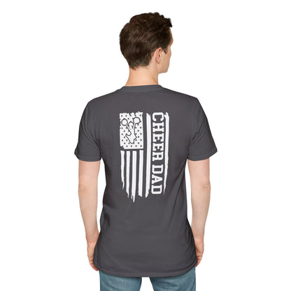 Fohi Cheer Dad Flag 2 T-Shirt - Cool Dog Teez LLC