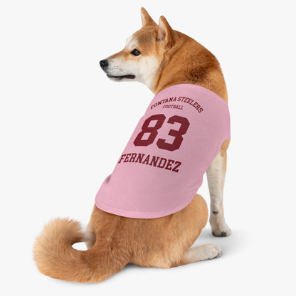 FOHI Steelers Personalized Dog Sports Tank – Custom Sport, First Name & Last Name - Cool Dog Teez LLC