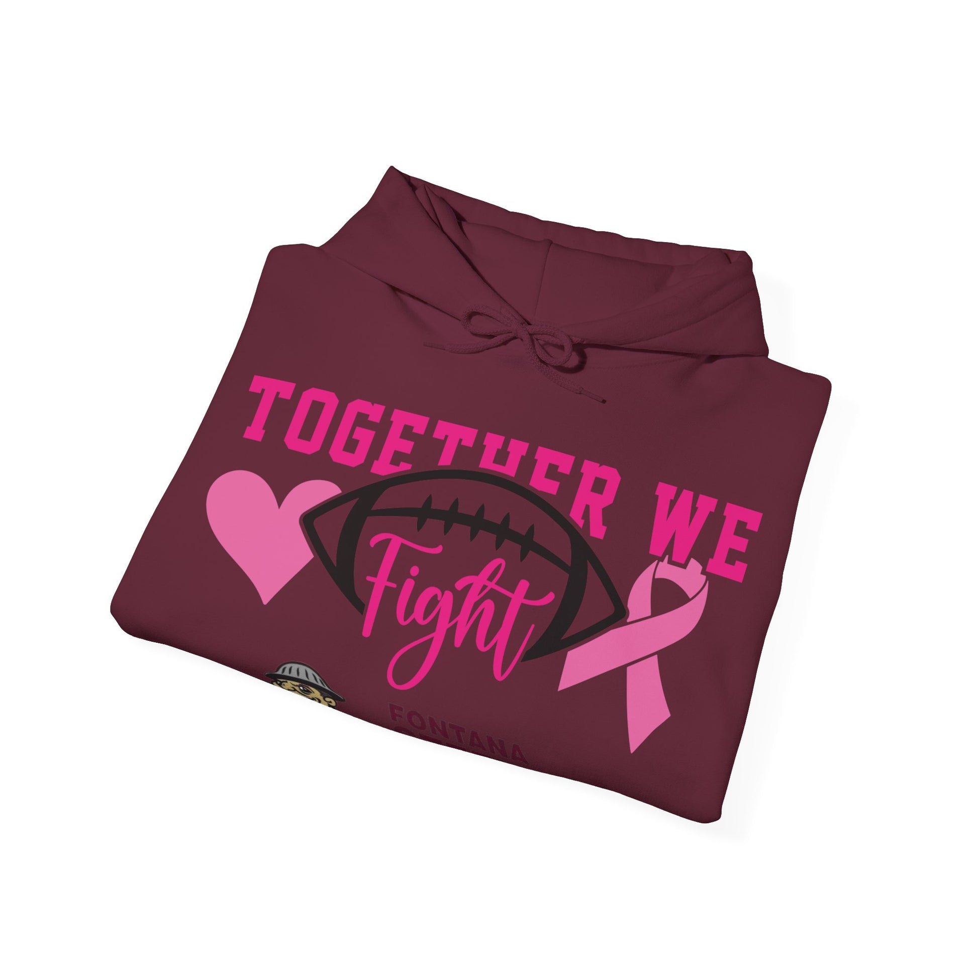 Fohi Together We Fight Hooded Sweatshirt - Cool Dog Teez LLC