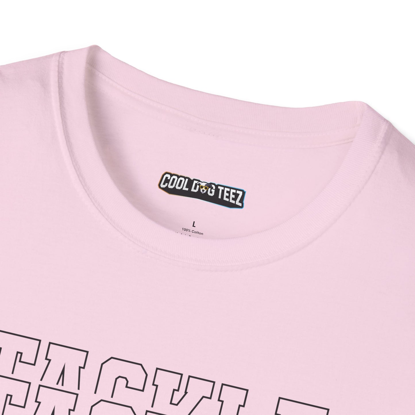 Fohi Tackle Cancer T-Shirt - Black Font - Cool Dog Teez LLC
