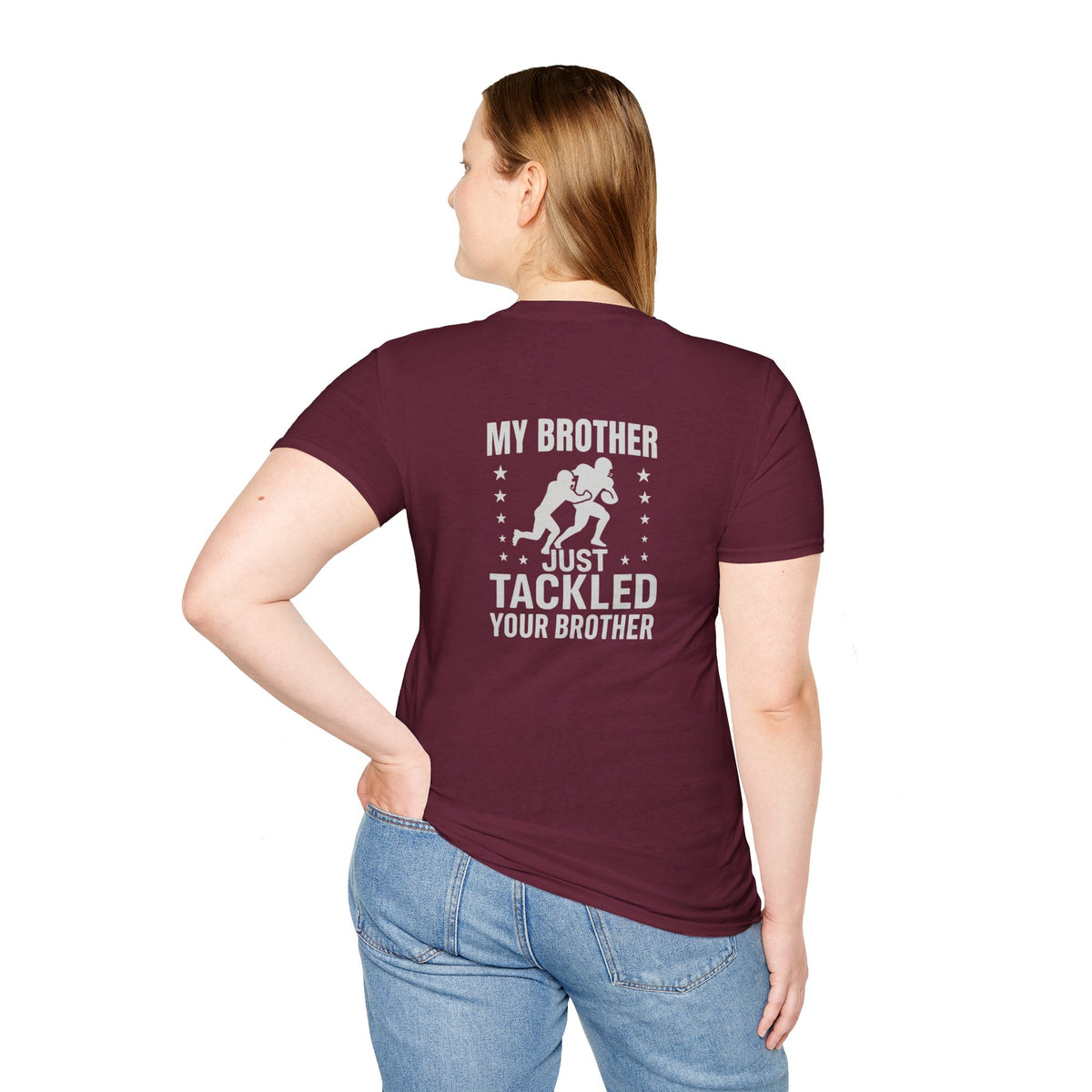 My Brother Just Tackled Your Brother – FOHI Steelers Football Tee - Cool Dog Teez LLC