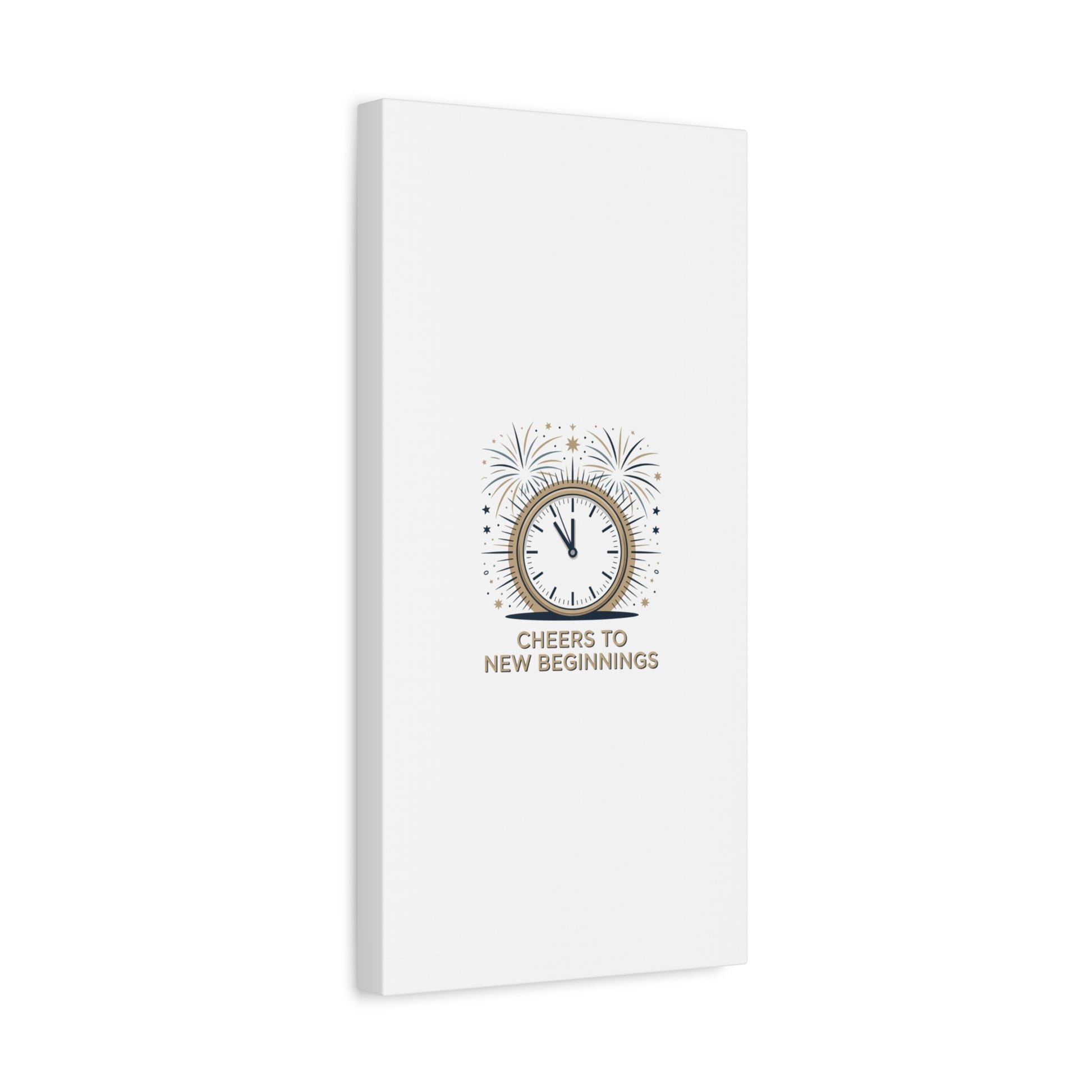 Cheers to New Beginnings Canvas | 2026 goals, new year motivation - Cool Dog Teez LLC