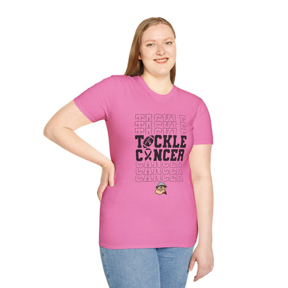 Fohi Tackle Cancer T-Shirt - Black Font - Cool Dog Teez LLC
