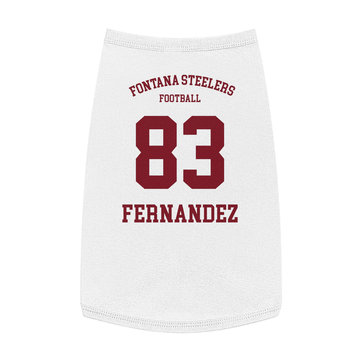FOHI Steelers Personalized Dog Sports Tank – Custom Sport, First Name & Last Name - Cool Dog Teez LLC