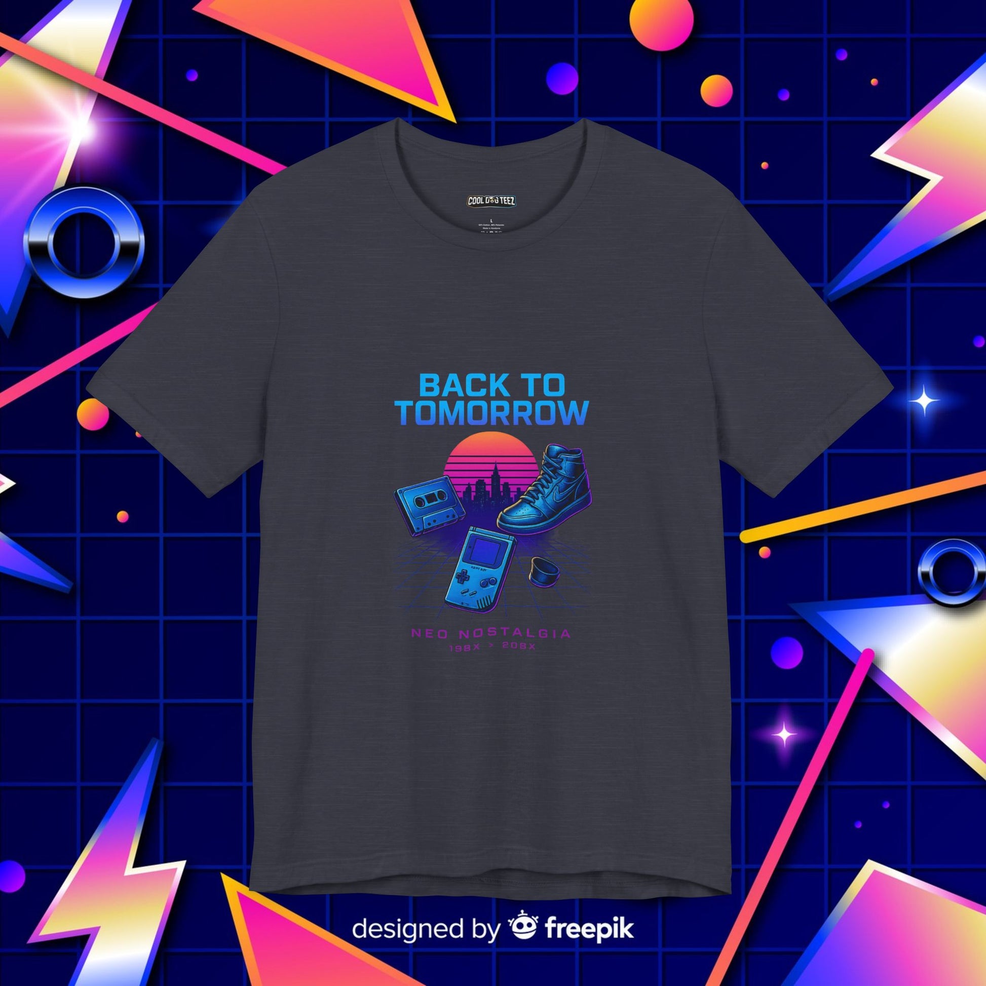 Neo Nostalgia — Back to Tomorrow T-Shirt - Cool Dog Teez LLC