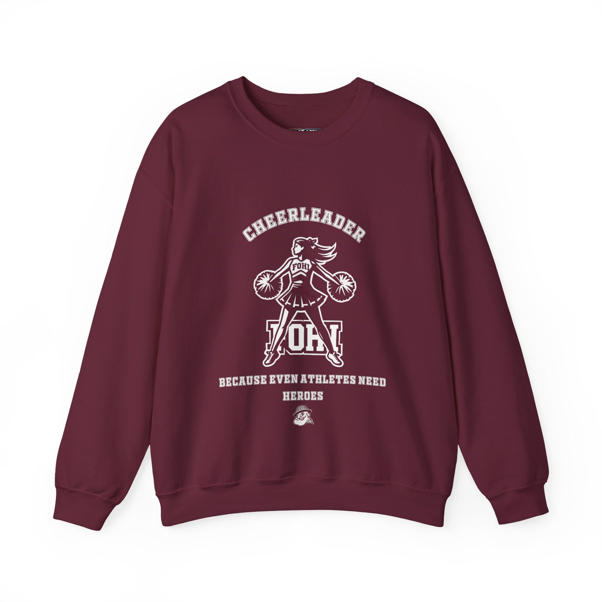Fohi Cheer Heroes Crewneck Sweatshirt - Cool Dog Teez LLC