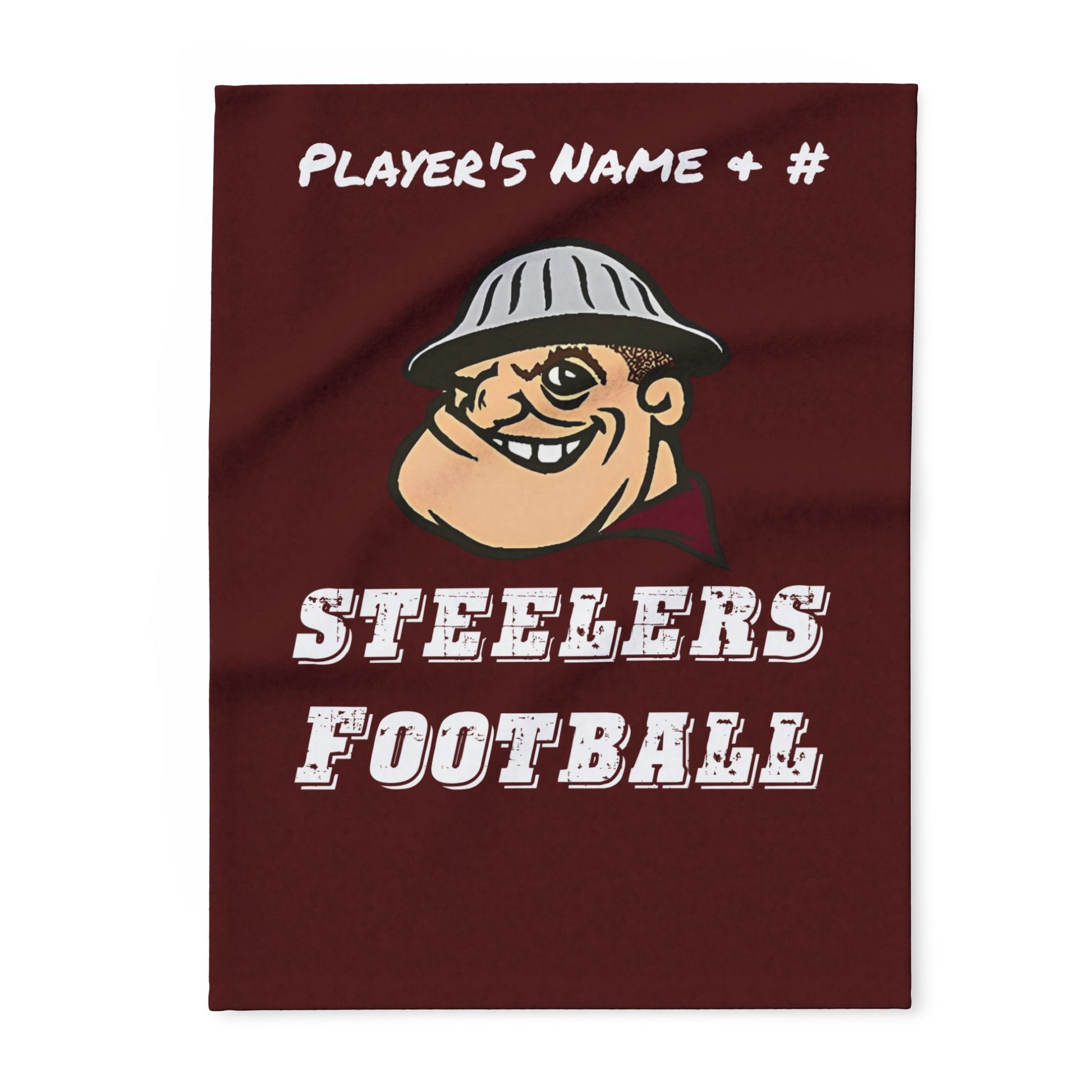 Personalized Steelers Fleece Blanket - Cool Dog Teez LLC