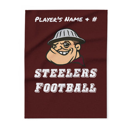 Personalized Steelers Fleece Blanket - Cool Dog Teez LLC