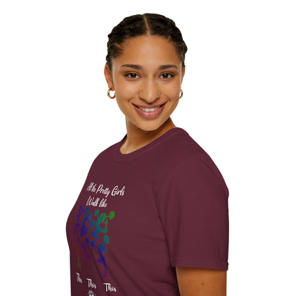 Fohi Cheer Pretty Girls T-Shirt - Cool Dog Teez LLC