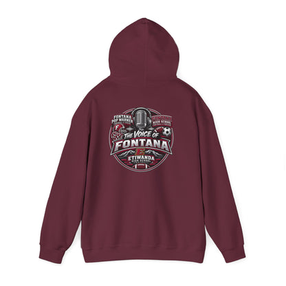 Voice of Fontana Hoodie — Vintage Radio Logo Sweatshirt