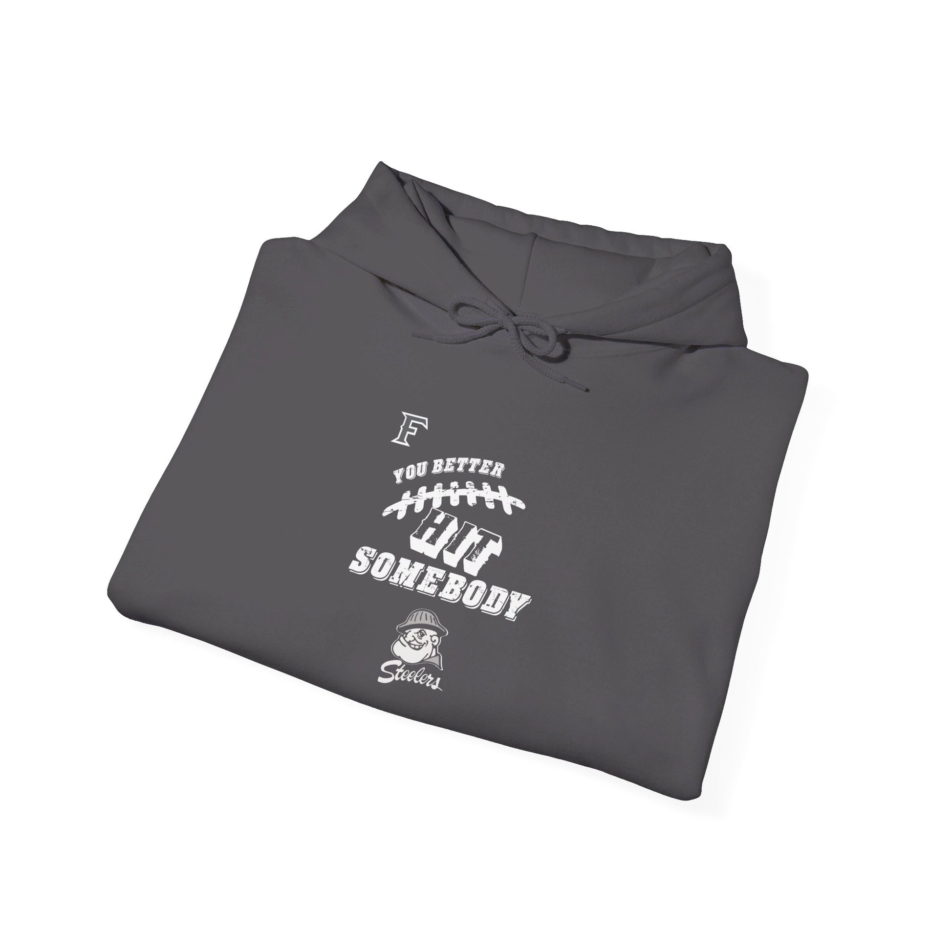 YOU BETTER HIT SOMEBODY Hooded Sweatshirt - Cool Dog Teez LLC