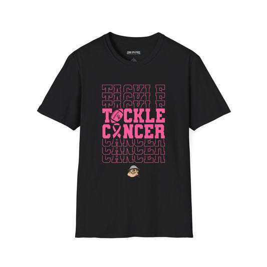 Fohi Tackle Cancer T-Shirt - Pink Font - Cool Dog Teez LLC