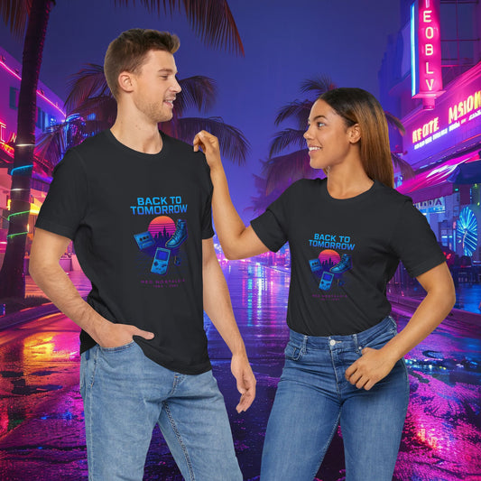 Neo Nostalgia — Back to Tomorrow T-Shirt - Cool Dog Teez LLC