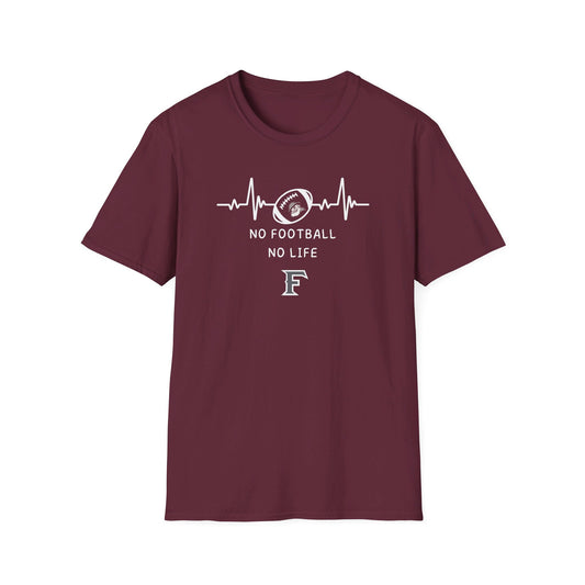 FoHi No Football No Life T-Shirt - Cool Dog Teez LLC