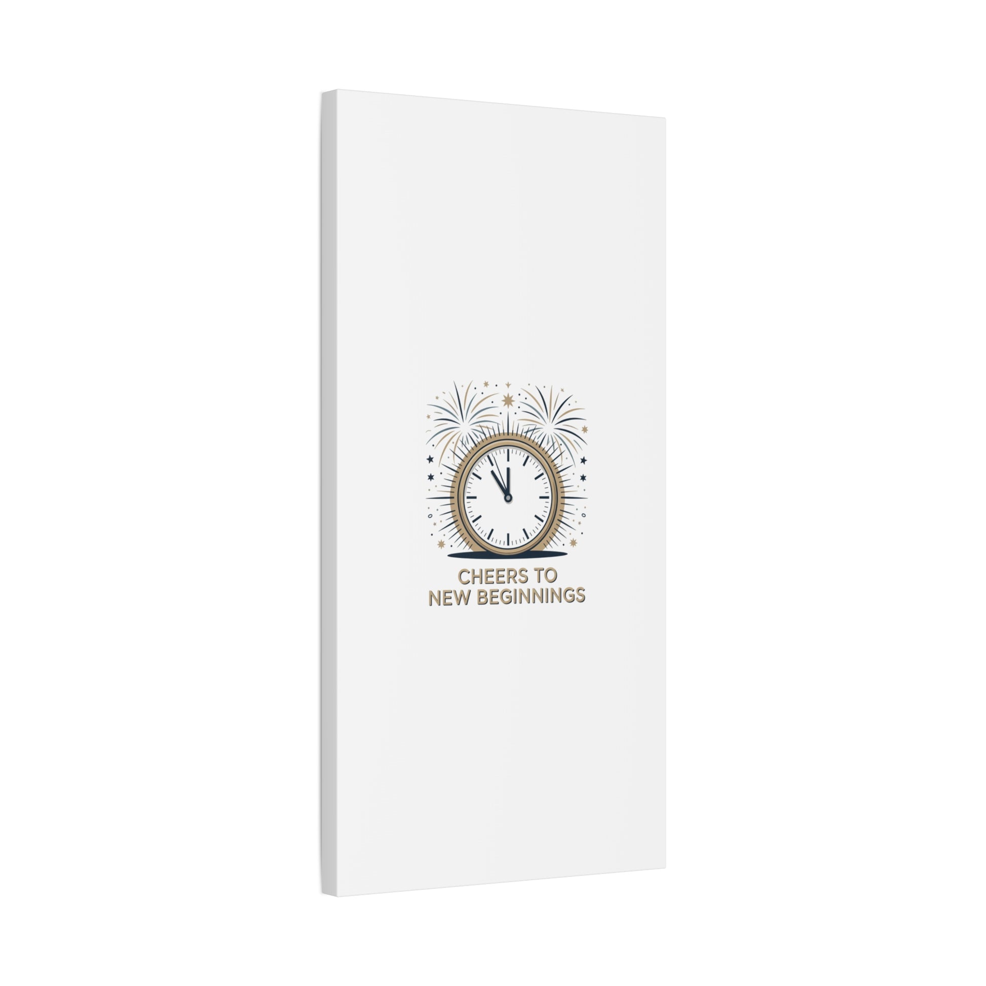 Cheers to New Beginnings Canvas | 2026 goals, new year motivation - Cool Dog Teez LLC
