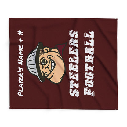 Personalized Steelers Fleece Blanket - Cool Dog Teez LLC