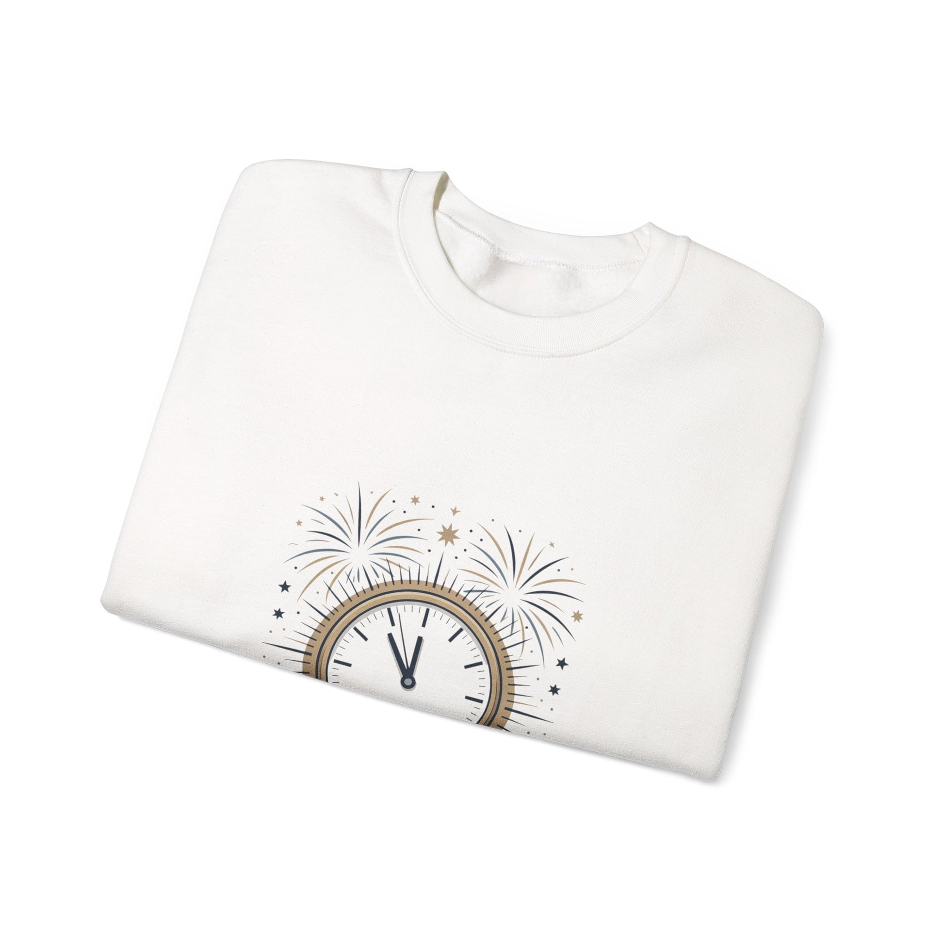 Cheers to New Beginnings Crewneck Sweatshirt | 2026 goals, new year motivation - Cool Dog Teez LLC