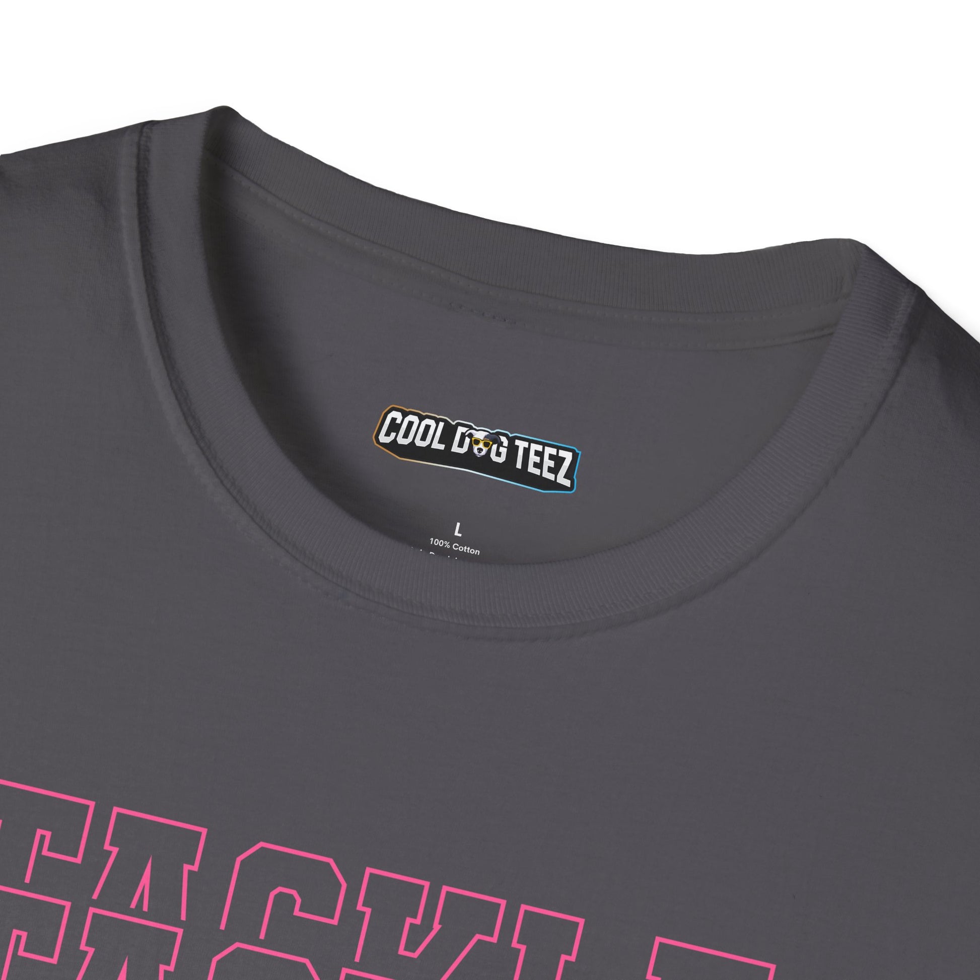 Fohi Tackle Cancer T-Shirt - Pink - Cool Dog Teez LLC
