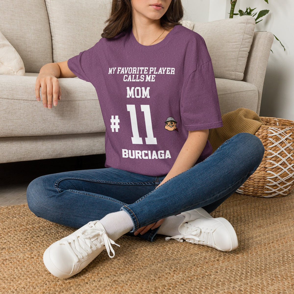Personalized Football Family T-Shirt – Custom Mom Dad Grandma Player Number & Last Name Tee