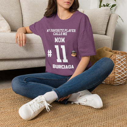 Personalized Football Family T-Shirt – Custom Mom Dad Grandma Player Number & Last Name Tee