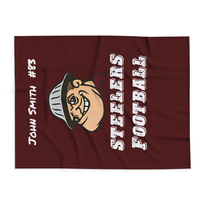 Personalized Steelers Fleece Blanket - Cool Dog Teez LLC