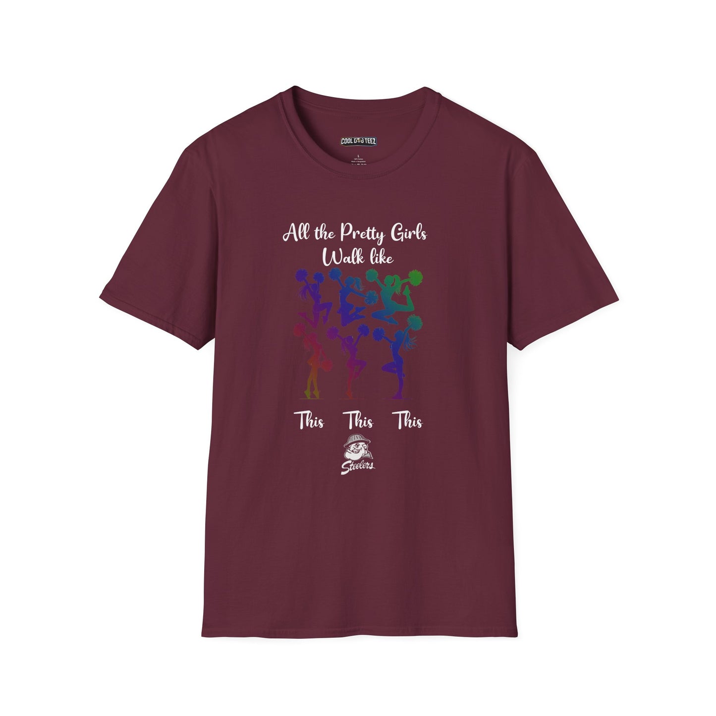Fohi Cheer Pretty Girls T-Shirt - Cool Dog Teez LLC